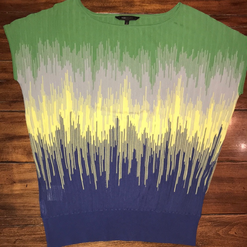 EUC BCBGMAXAZARIA short sleeve dolman sweater